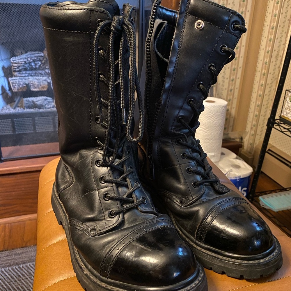 3rd Watch T600 Men’s 10-Inch Black Paratrooper Boots SIZE 10.5